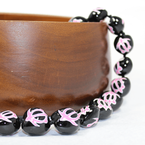 Honu Kukui Nut Pink Lei