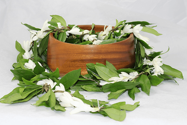 Celebrating the Luau with Flower Leis