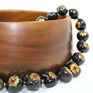 Hibiscus Kukui Nut Lei Gold