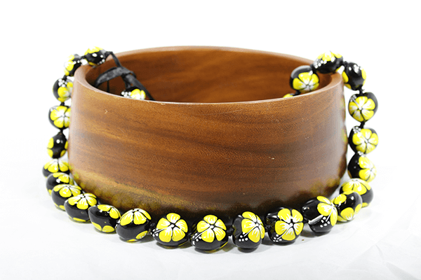 Hibiscus Kukui Nut Lei Yellow