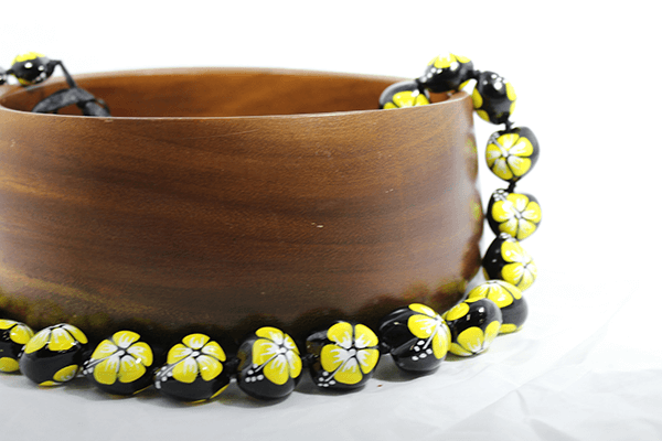 Hibiscus Kukui Nut Lei Yellow