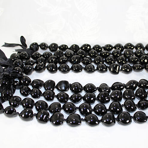 Kukui Nut Black (Koo-koo-wee) Lei 4-Pack