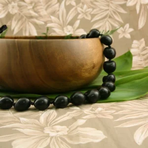Kukui (koo-koo-wee) Nut Black Lei