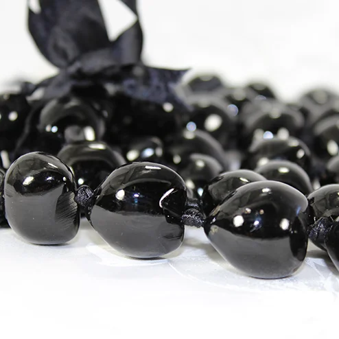 Kukui Nut Black Lei Bulk – 10 Pack