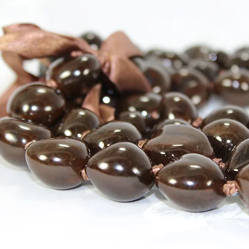Kukui Nut Brown Lei Bulk – 10 Pack
