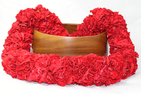 Red Carnation Lei