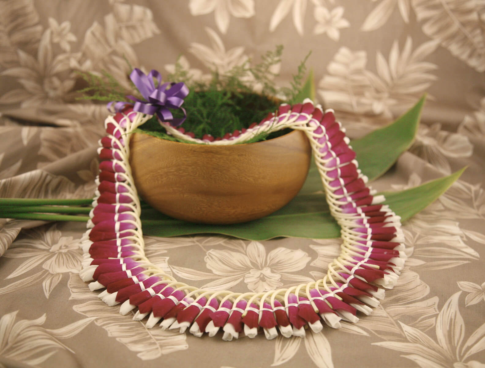 Micronesian white ginger lei
